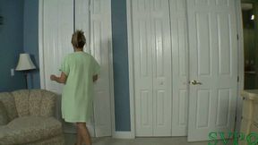 Cougar Gilf Catches Stepson Jacking Off In Her Closet ( PART 1 )