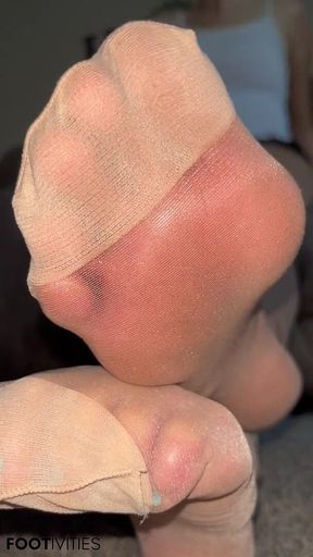 Nylon Foot Humiliation JOI - Obey Your Goddess - Ivys Feet