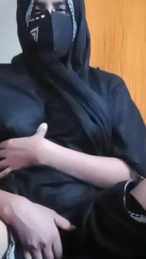Captivating moment from &quot;Hijab Queen Boyfriend Show Your Priya Cute Boobs Saudi Arabia Grils Full HD Video&quot;