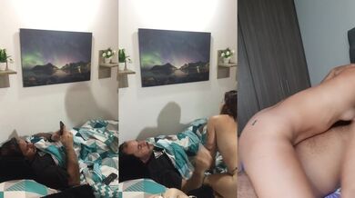 Two heterosexual couples ride each other's cocks