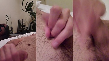 Sexy Man Masturbating and Cummin'