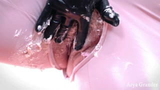 Ass and Pussy Food Fetish Cake sploshing