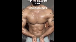 Well-lubed up Wonderful Stud Drains his Huge Bone