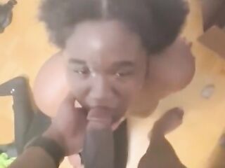 Unattractive doxy getting degraded by dad