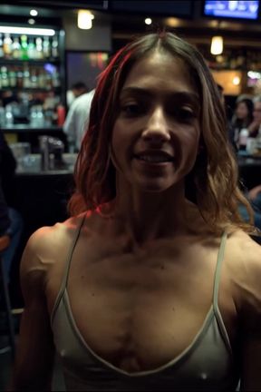 Professional AI-generated man dominates amateur couple in a hot scene