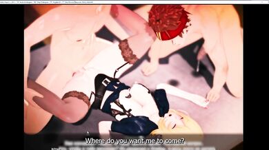 STEP sister moans like a wild animal on stepbrother's cock while her useless cuckold husband watches[eng sub