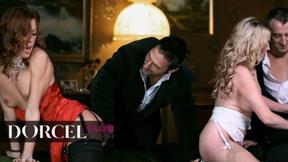 ”Orgy with two big titted Stepmoms”