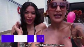 Colombian cuties party and play