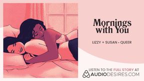 Audio Waking up early to fuck lesbian EROTIC ASMR PORN FOR WOMEN