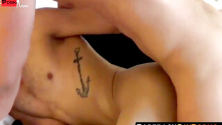 Midnight penetration with a sex starved jock