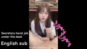 English Subtitled Hentai - Handjob Bliss