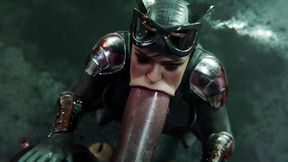Catwoman - Summoning the Bull for a Super Rough Pounding