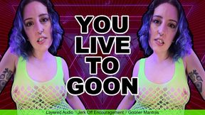 YOU LIVE TO GOON - Mesmerizing ASMR Gooner Mantras with Layered Audio by Miss Faith Rae with Jerk Off Encouragement - HD 1080p MP4