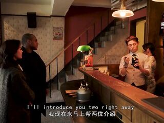 ModelMedia Asia - Ebony dudes with giant schlong experience Oriental version of wife swapping sex