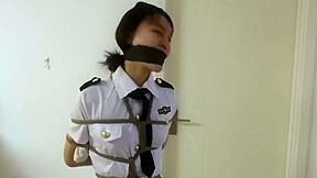 Asian Cop Girl Bondage