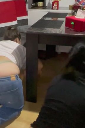 Butt Crack Cleaning with Best Friend