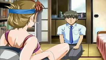 Naughty anime babes get their asses filled with cum