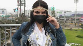 Piercing Gaze Gypsy Rides, Gets a Big Cumshot from Behind