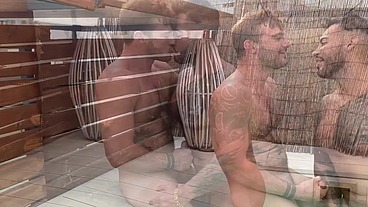 BBC OUTDOR HARDCORE ANAL SEX HOTEL POOL FUCKING THE BOTTOM OF AIDEN TYLER