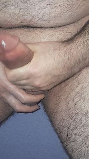 Mature active fucker masturbating