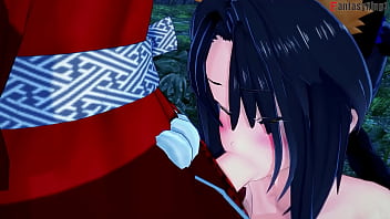 Akeno Blindfolded BJ kuroka change | HSDXD NTR madness E9 | Full Movie on Sheer &amp_ PTRN: Fantasyking3
