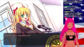 Plump VTuber Teases Fans During Spicy Anime Game Stream Extravaganza