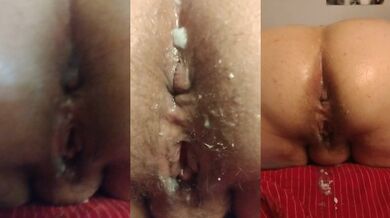 My freshly fucked hole farts and french kisses