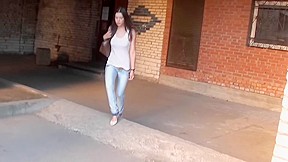 Nasty pick up girl sex outdoor