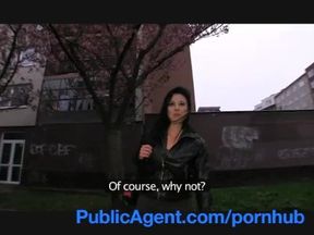 PublicSex Krystina bends over for a wallet full of cash