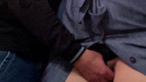 Stranger Fingered Horny MILF Before Work in the Subway