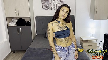 Tattoo Latina Teen Solo Masturbation Casting New Girl