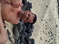 Spanish Beach Masturbation