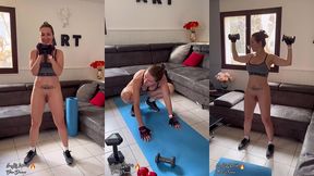 avez-vous souvent vu une milf faisant du sport nue?