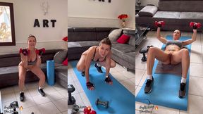 avez-vous souvent vu une milf faisant du sport nue?