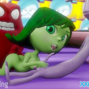 Inside Out 2 Disgust Threesome Sex with Anger And Fear