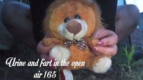 Urine and fart in the open air 165