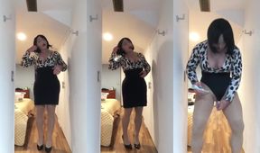May in October Sissy Doll Masked Up Gushes Cum Rivers