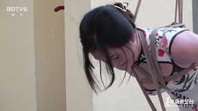 Bound Brunette: Japanese Beauty in Tight Trusses BDSM 4K