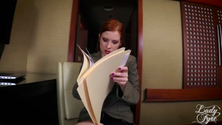 ACCOUNTANT GONE WILD -FULL VERSION LADY FYRE MILF REDHEAD POV