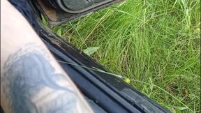 In the Car in the Parking Lot, a Neighbor Jerks off My Dick