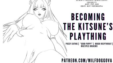 Worshipping Kitsune Goddess Pussy Like a Good Offering