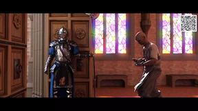 Queen Royally Rewards An Exotic Futa Dancer - Lara Croft