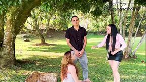 ArmyBoom'_s spicy interview ends in a delicious threesome