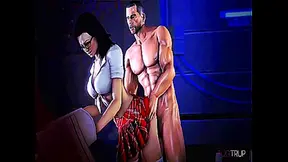 Miranda Lawson Faces Fiery 3D Hentai Punishment in Hot Surrender