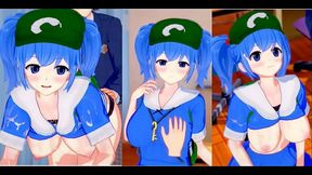 【エロゲーコイカツ！】東方 河城にとりにおっぱい揉みまくりH！3DCG巨乳アニメ動画(東方プロジェクト)【ヘンタイゲーム とうほう にとり かわしろ】