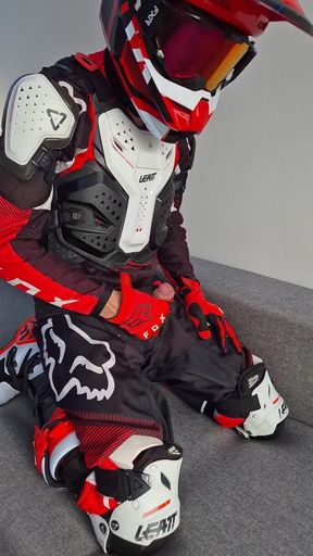 A Very Excited Biker Marked His New Fox Boots