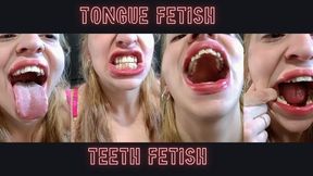 Examined my mouth and tongue and crooked teeth