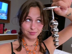 Hot teen lauryn may solo toying