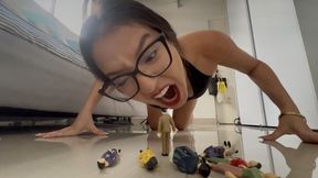 Cruel Giantess Domination: No Escape, Giantess Power and Atomic Fart