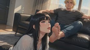 Male Feet Stories #6: Confessions Beneath His Soles